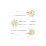 Joma Jewellery Hair Slide Pearl Flower Pins - Gifteasy Online
