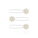 Joma Jewellery Hair Slide Pearl Flower Pins - Gifteasy Online