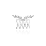 Joma Jewellery Hair Comb Cz Leaf Design - Gifteasy Online