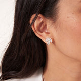 Joma Jewellery Happy Ever After Bridal Jewellery Crystal Leaf Earrings - Gifteasy Online