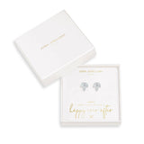 Joma Jewellery Happy Ever After Bridal Jewellery Crystal Leaf Earrings - Gifteasy Online