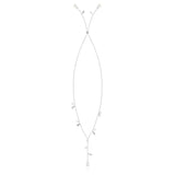 Joma Jewellery Happy Ever After Bridal Jewellery Crystal Leaf Lariat Necklace - Gifteasy Online