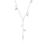 Joma Jewellery Happy Ever After Bridal Jewellery Crystal Leaf Lariat Necklace - Gifteasy Online