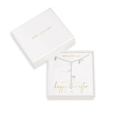 Joma Jewellery Happy Ever After Bridal Jewellery Crystal Leaf Lariat Necklace - Gifteasy Online