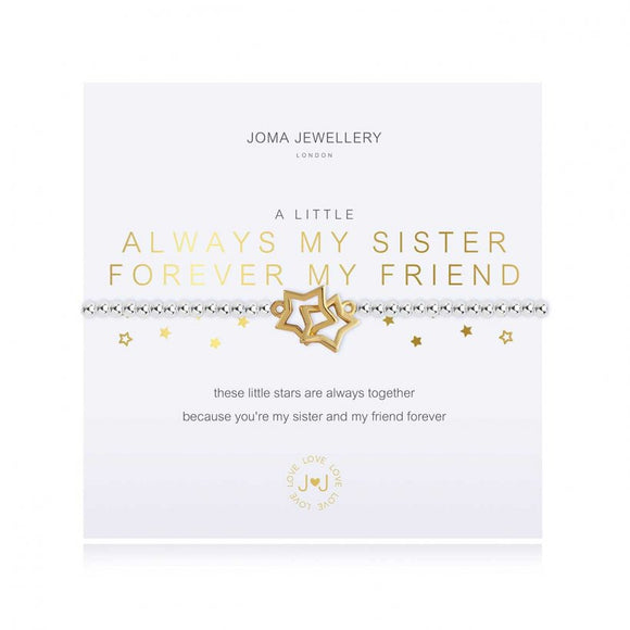 Joma Jewellery A Little Always My Sister Forever My Friend Bracelet - Gifteasy Online