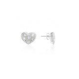 Joma Jewellery Belle Pave Heart Earrings Stud - Gifteasy Online