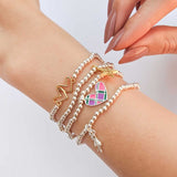 Joma Jewellery A Little Tartan Heart Bracelet - Gifteasy Online