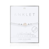 Joma Jewellery Silver Pearl Anklet - Gifteasy Online