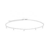 Joma Jewellery Celine Choker | Silver Charm - Gifteasy Online