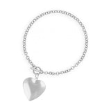 Joma Jewellery Life Lockets | Silver Heart Locket Bracelet - Gifteasy Online