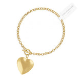 Joma Jewellery Life Lockets | Gold Heart Locket Bracelet - Gifteasy Online