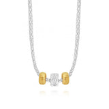 Joma Jewellery Halo | Silver and Gold Necklace - Gifteasy Online