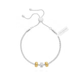 Joma Jewellery Halo | Silver and Gold Charm Bracelet - Gifteasy Online