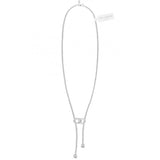 Joma Jewellery Halo | Silver Link Lariat Necklace - Gifteasy Online