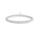 Joma Jewellery Halo | Silver Pave Balls Bracelet - Gifteasy Online