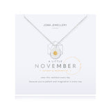 Joma Jewellery Birthstone Necklace November - Gifteasy Online