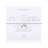 Joma Jewellery  a little Brave The Storm To See The Rainbow Bracelet - Gifteasy Online