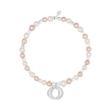 Joma Jewellery Wellness Gems Pearl And Pink Bracelet - Gifteasy Online