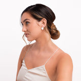 Joma Jewellery  Statement Earrings Stardust Loop Earrings Silver - Gifteasy Online