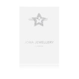 Joma Jewellery  Lucia Lustre Star Organic Pave Ring Silver - Gifteasy Online