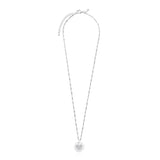 Joma Jewellery  Darcey Heart Disc Pendant Silver - Gifteasy Online