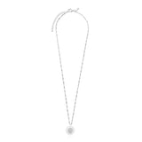 Joma Jewellery  Darcey Circle Disc Pendant Silver - Gifteasy Online