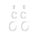 Joma Jewellery Earrings Tahlia Trio Gem Earrings Cuff Pack - Gifteasy Online
