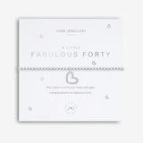 A Little Fabulous Forty Birthday Bracelet By Joma Jewellery - Gifteasy Online