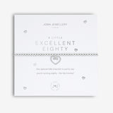 A Little Excellent Eighty Birthday Bracelet By Joma Jewellery - Gifteasy Online