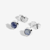 Joma Jewellery Blue Lace Agate Stud Earrings - Gifteasy Online