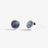 Joma Jewellery Blue Lace Agate Stud Earrings - Gifteasy Online