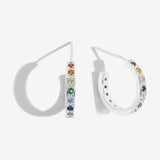 Joma Jewellery Colours of You Rainbow  Hoop Earrings - Gifteasy Online