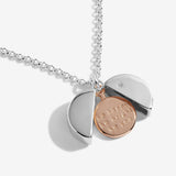 Joma Jewellery Sweet Sentiment Lockets be Happy Be Bright Be You Necklace - Gifteasy Online