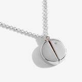 Joma Jewellery Sweet Sentiment Lockets be Happy Be Bright Be You Necklace - Gifteasy Online
