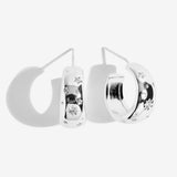 Joma Jewellery Statement Hoop Earrings Silver and Gold - Gifteasy Online