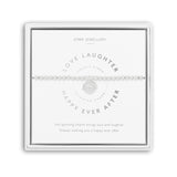 Spinning Boxed A Little 'Love Laughter Happy Ever After'  Bracelet by Joma Jewellery - Gifteasy Online