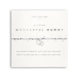 Facetted A Little  'Wonderful Mummy'  Bracelet By Joma Jewellery - Gifteasy Online