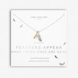 A Little 'Feathers Appear When Loved Ones Are Near' Necklace By Joma Jewellery - Gifteasy Online