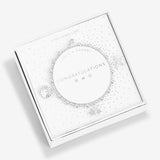 Joma Jewellery Life's A Charm Bracelet 'Congratulations' Bracelet - Gifteasy Online
