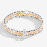 Joma Jewellery Wellness Stones 'Happiness' Pink Pearl Bracelet - Gifteasy Online