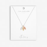 JOMA JEWELLERY Florence Feathers Necklace - Gifteasy Online