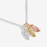 JOMA JEWELLERY Florence Feathers Necklace - Gifteasy Online