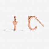Florence Heart Hoops Earrings Set   by Joma Jewellery - Gifteasy Online