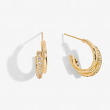 Statement Studs Hoop Earrings  by Joma Jewellery - Gifteasy Online