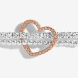 Joma Jewellery Lila Lustre Heart Bracelet. - Gifteasy Online