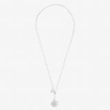Joma Jewellery Nova Crystal Lariat Silver Necklace - Gifteasy Online