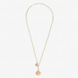 Joma Jewellery Nova Crystal Lariat Gold Necklace - Gifteasy Online