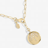 Joma Jewellery Nova Crystal Lariat Gold Necklace - Gifteasy Online