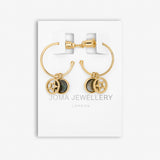 Perla Abalone Pearl Star Hoop Earrings By Joma jewellery - Gifteasy Online