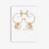 Perla Pink Mother of Pearl Star Hoop Earrings By Joma jewellery - Gifteasy Online